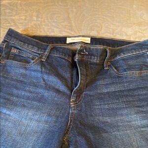 GAP Blue Straight Leg Jeans with Authentic Fading
